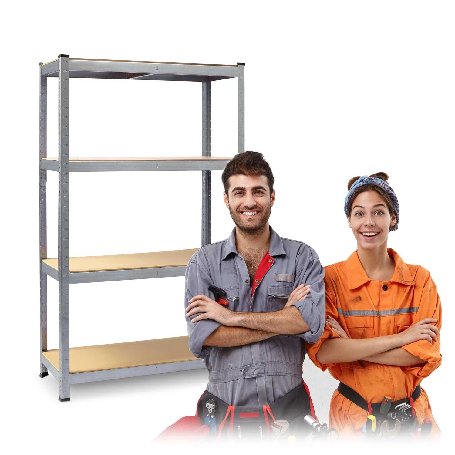 Plonos Plona metalinė sandėliavimo lentyna 174 x 80 x 40 470100