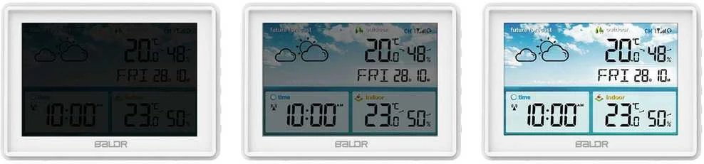 Baldr Orai stotis su ekranu BD-909, balta