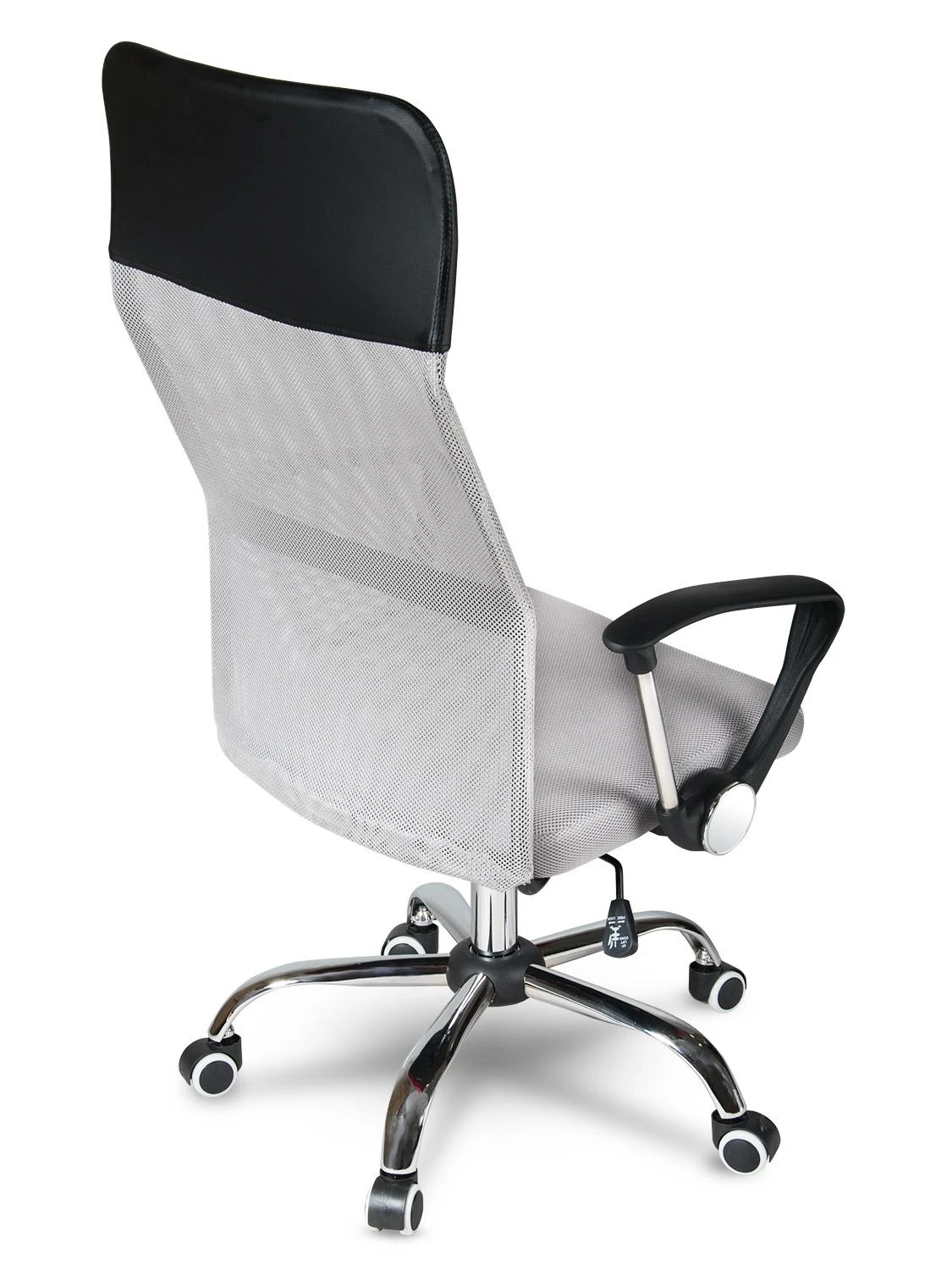 Sofotel Biuro kėdė su tinklelio atlošu, ergonomiško dizaino, reguliuojamo aukščio, pilka biuro kėdė, patogi darbo kėdė