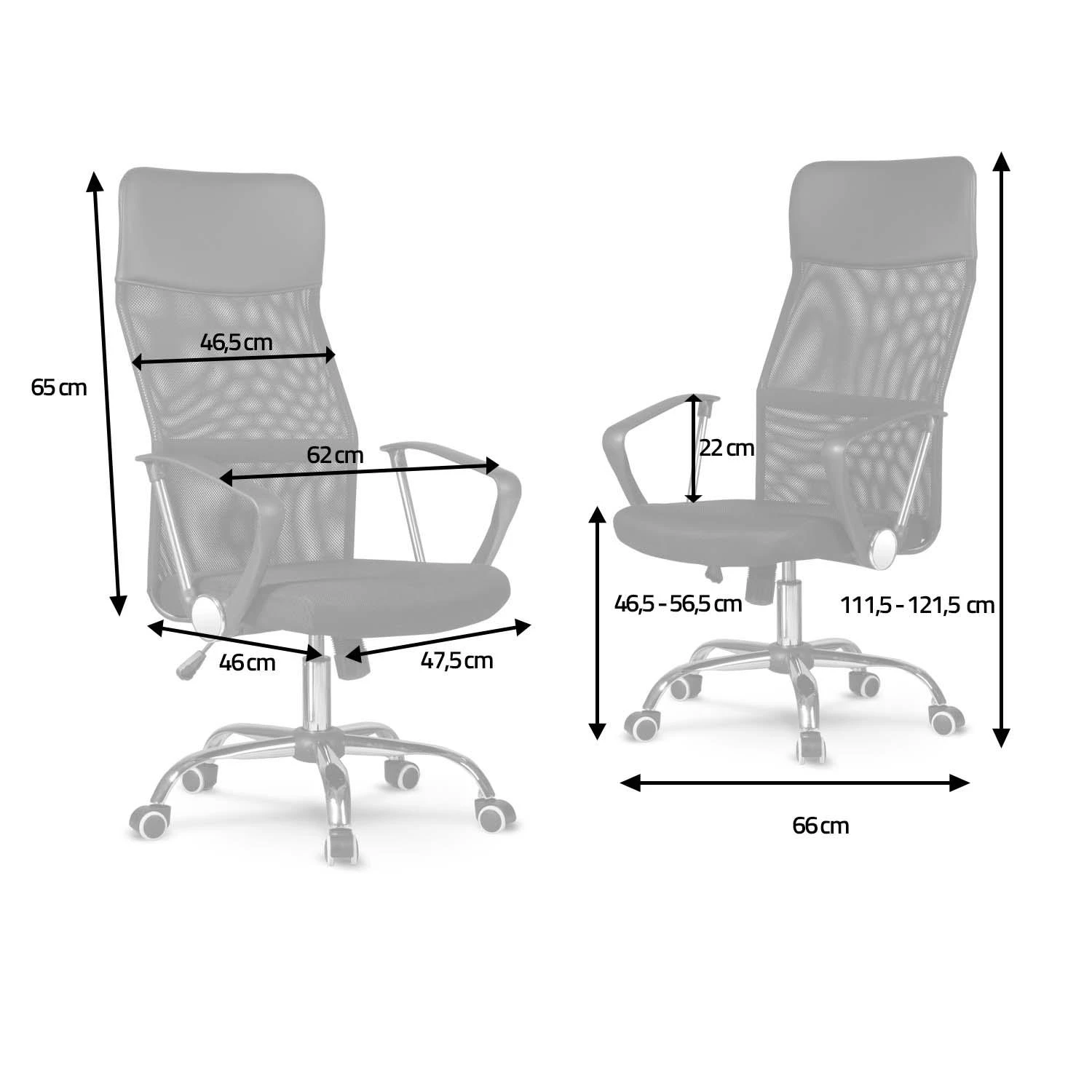 Sofotel Biuro kėdė su tinklelio atlošu, ergonomiško dizaino, reguliuojamo aukščio, pilka biuro kėdė, patogi darbo kėdė