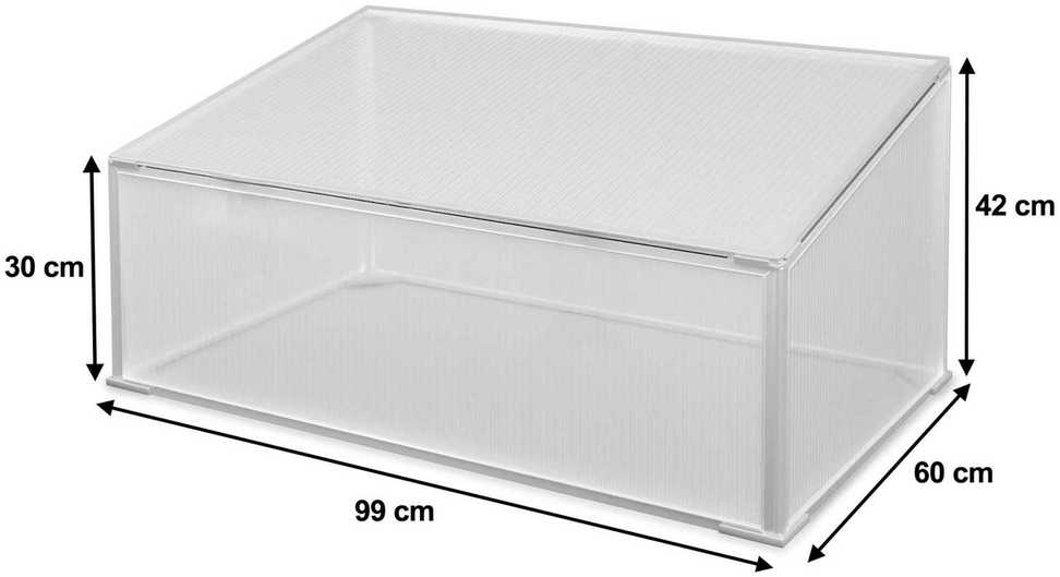 Mini sodo šiltnamis 99 x 60 x 42 cm Plonos 4924