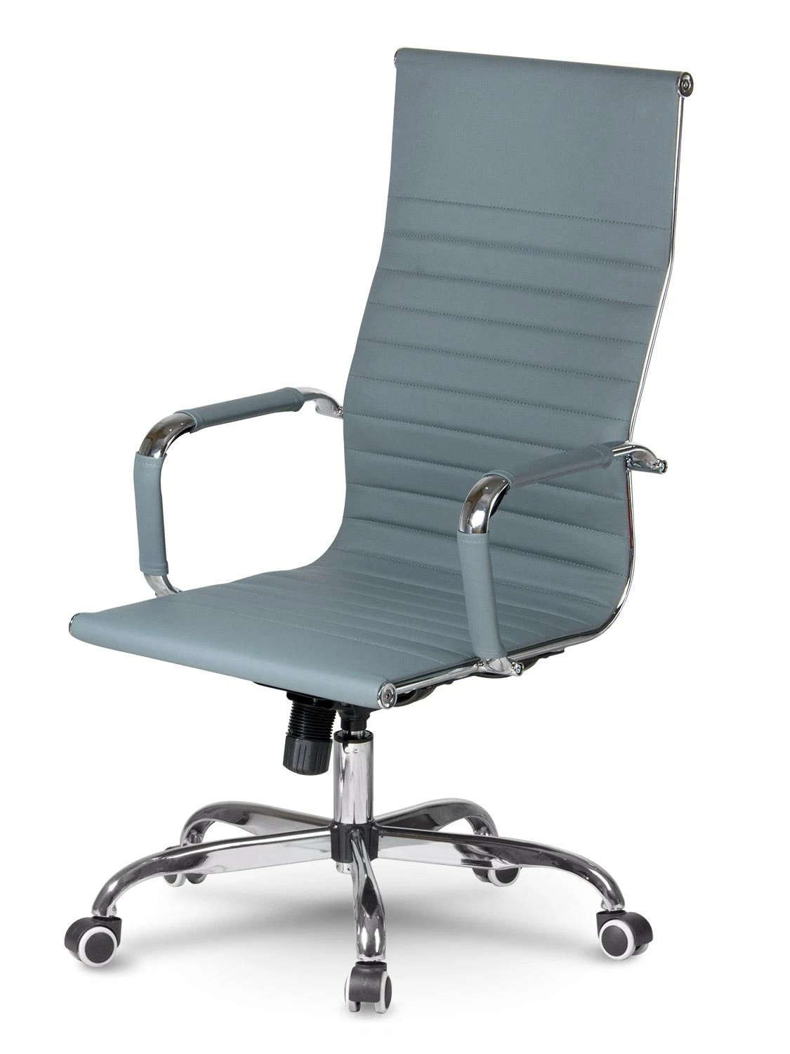 Sofotel Pilka biuro kėdė, modernaus dizaino, ergonomiška pasukama kėdė, reguliuojamo aukščio, patogus sėdėjimas