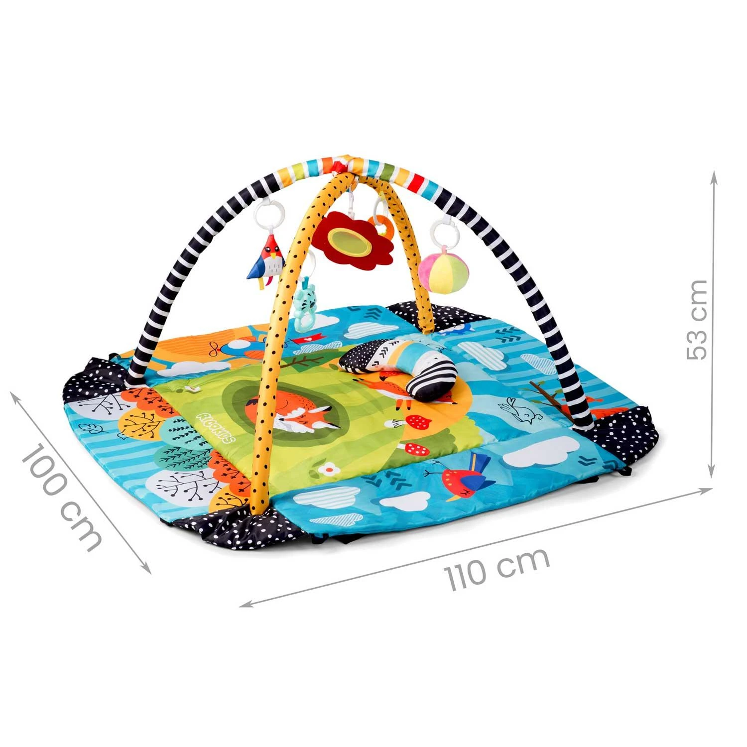 Lavinamasis kilimėlis 110 x 100 cm Lisek Ricokids