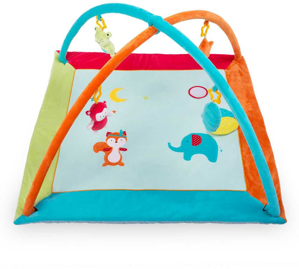Nukido Interaktyvus edukacinis kilimėlis „Ricokids“ – gyvūnų tematika, 90 x 45 cm