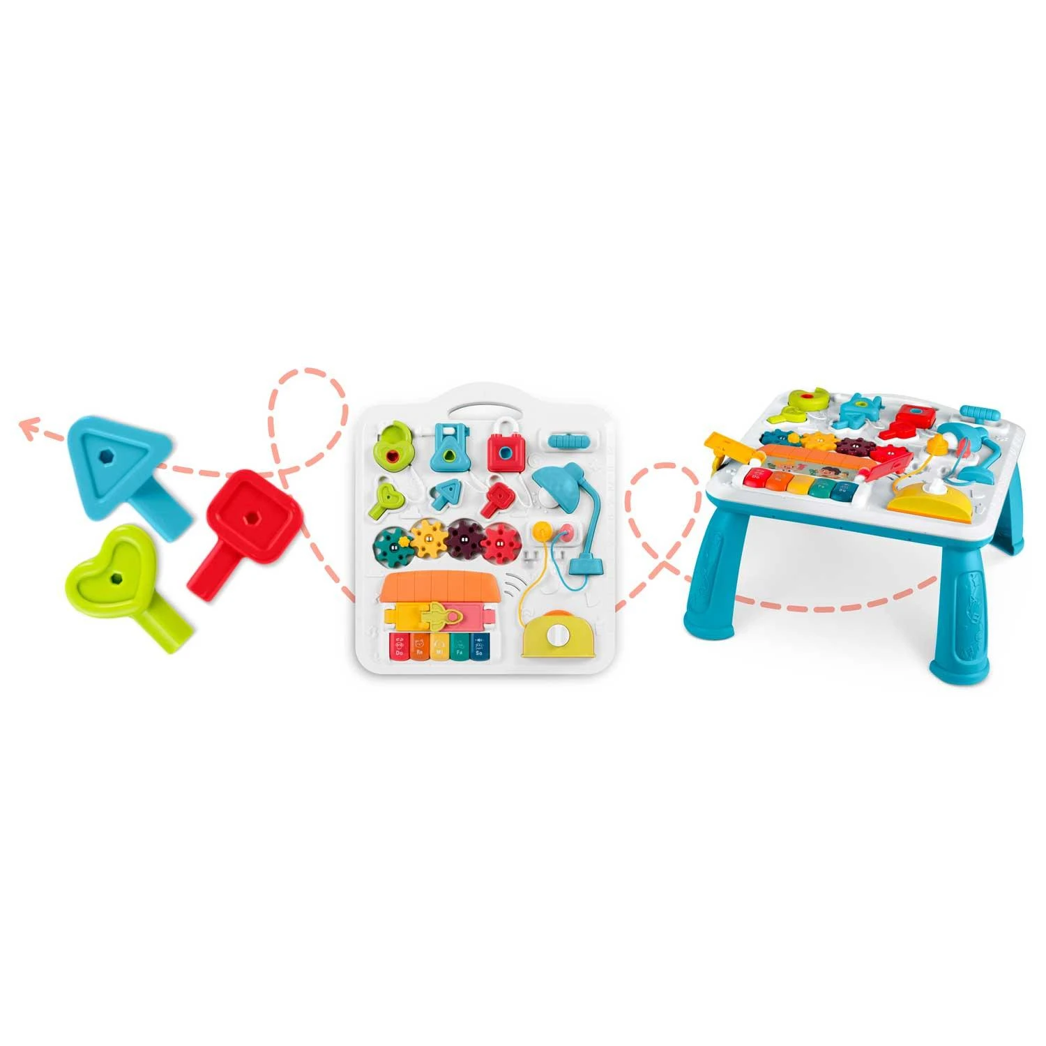 Ricokids 782000 mokomasis stalas su muzika ir garsais