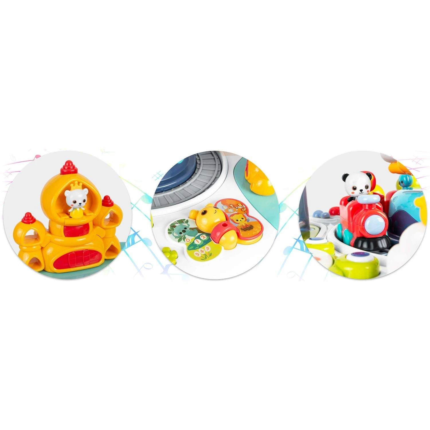 Mokomasis stalas su muzika ir garsais Ricokids 781800