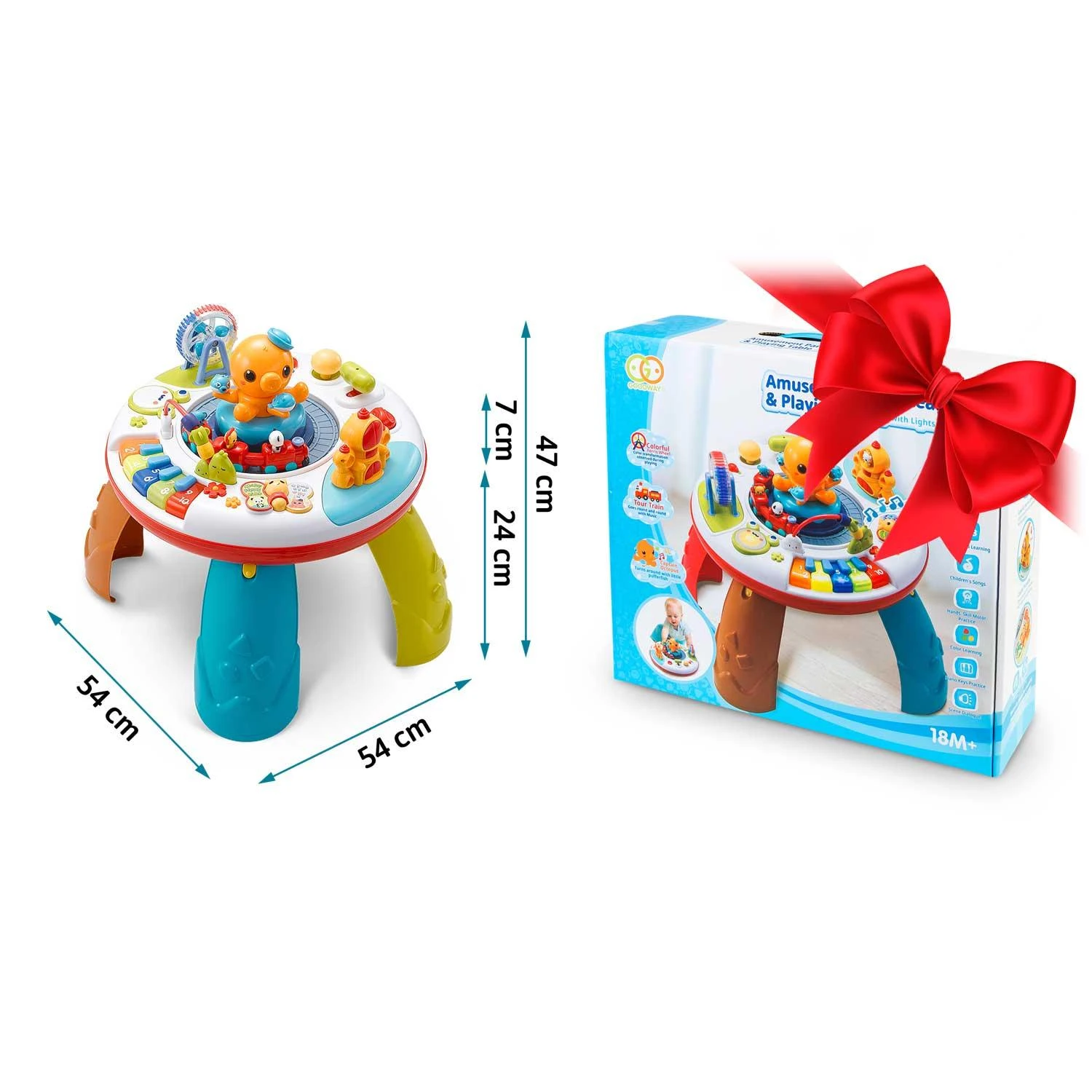 Mokomasis stalas su muzika ir garsais Ricokids 781800