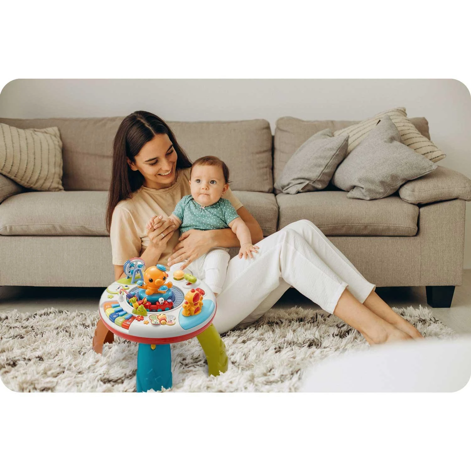 Mokomasis stalas su muzika ir garsais Ricokids 781800