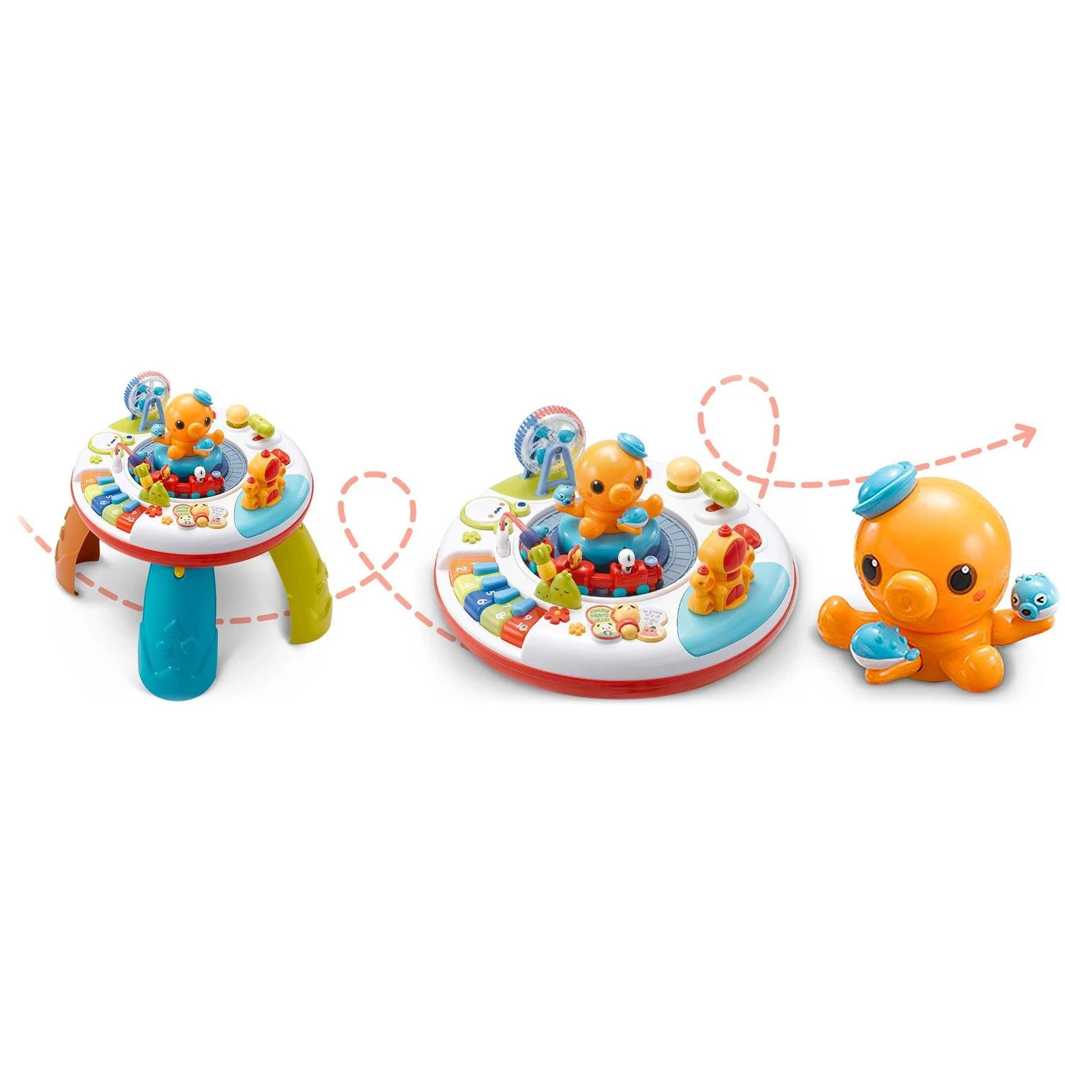 Mokomasis stalas su muzika ir garsais Ricokids 781800