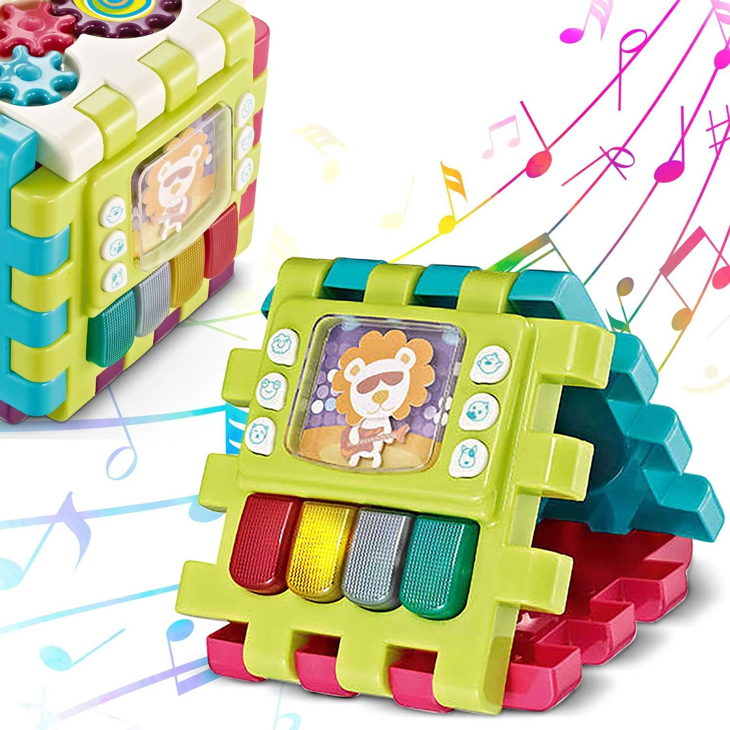 Edukacinis žaislas kubas su melodija Ricokids 781700