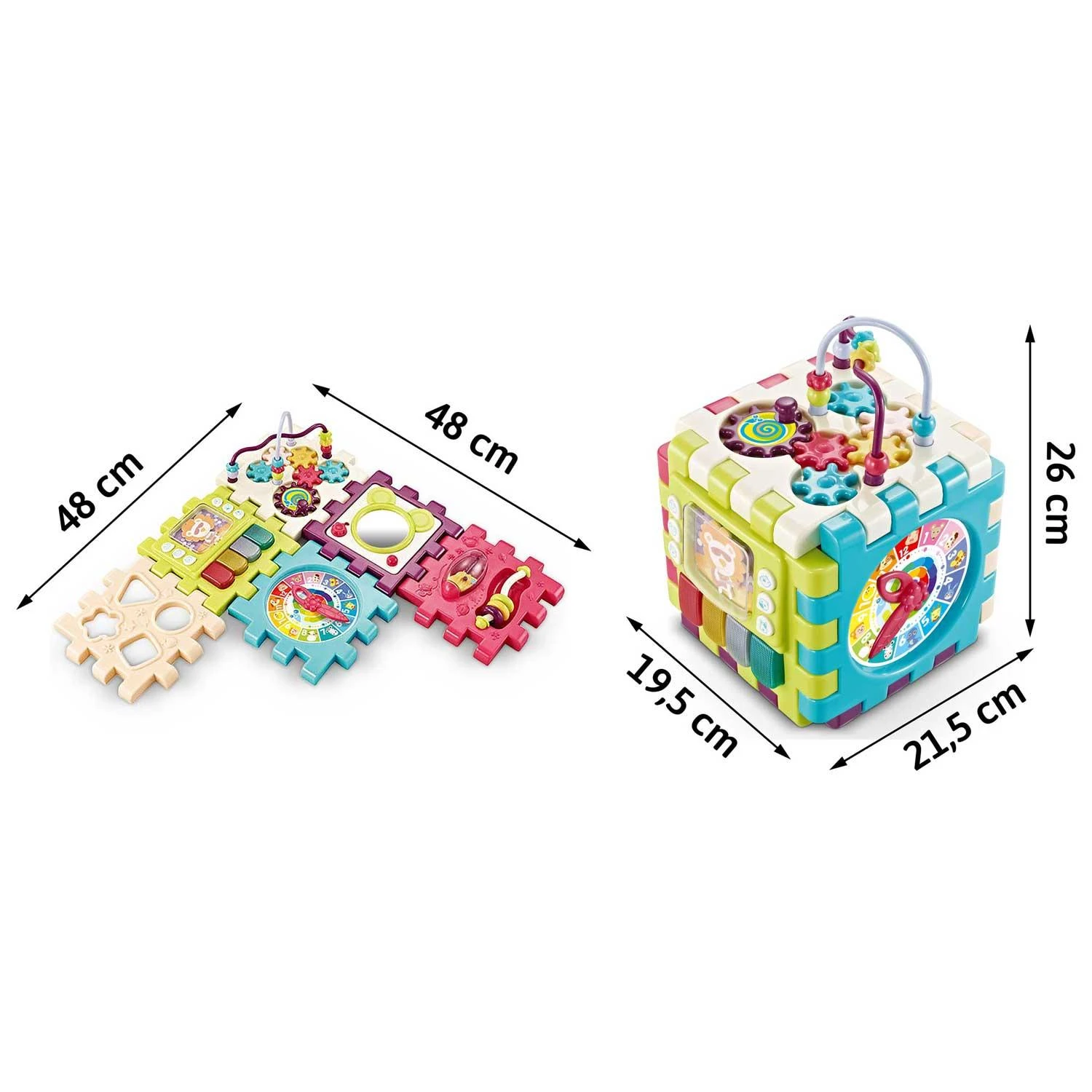 Edukacinis žaislas kubas su melodija Ricokids 781700