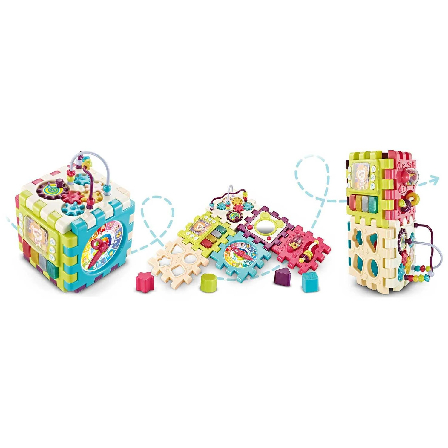 Edukacinis žaislas kubas su melodija Ricokids 781700