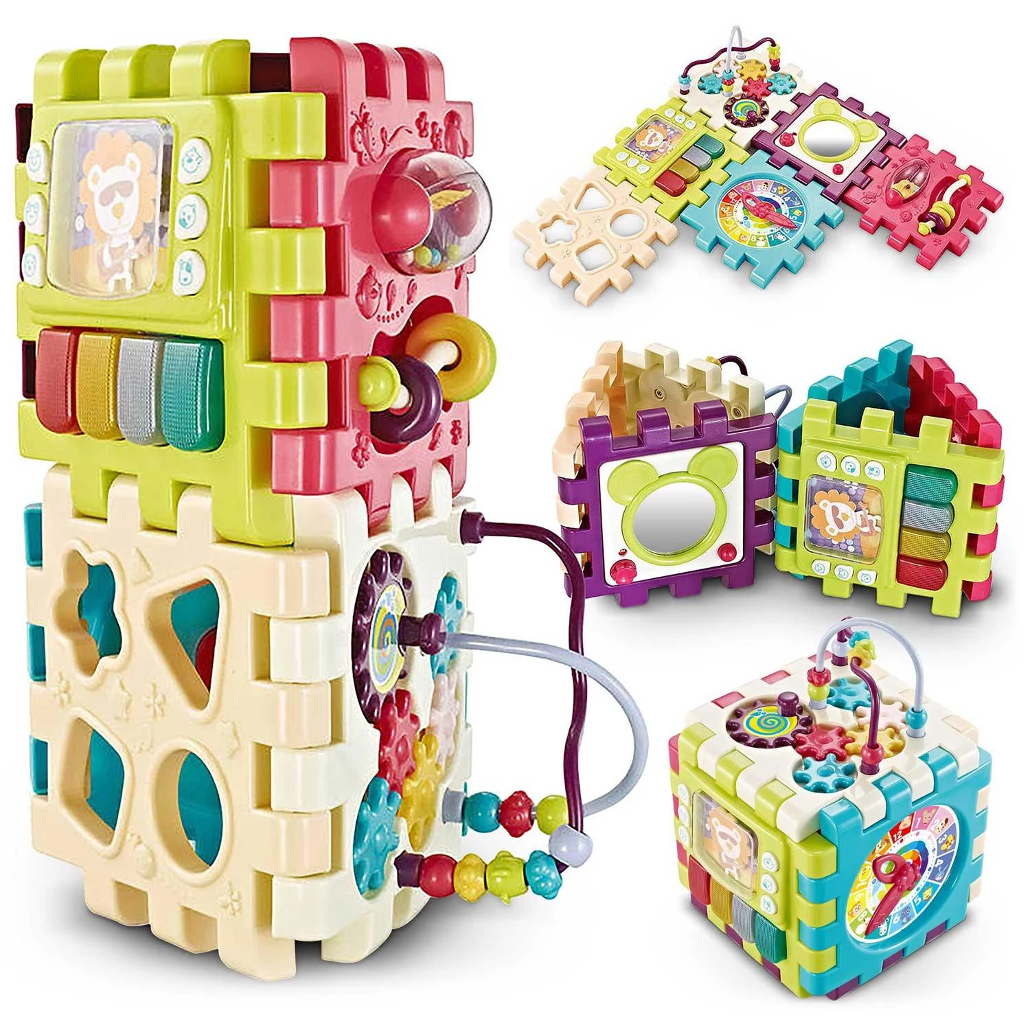 Edukacinis žaislas kubas su melodija Ricokids 781700