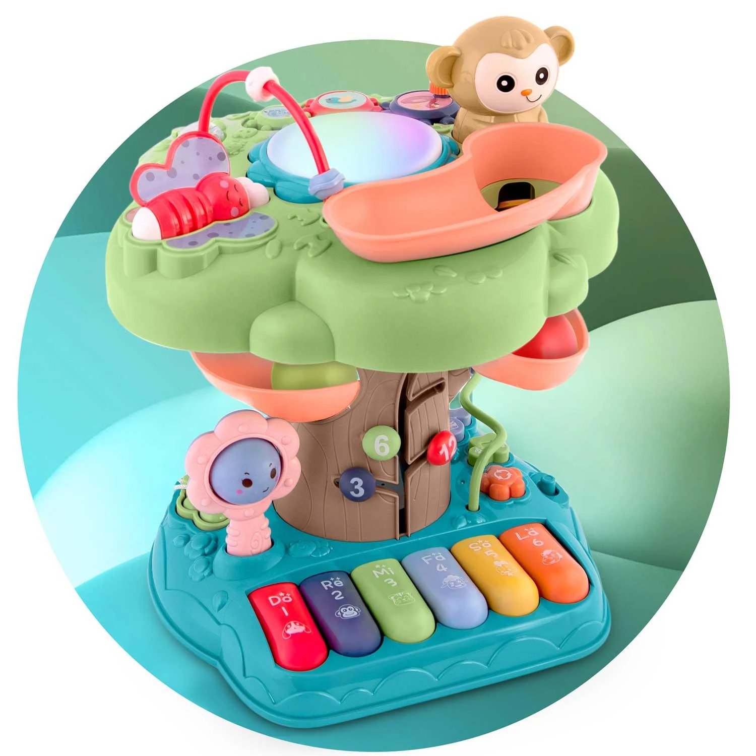 Lavinamasis muzikinis žaislas Medis, Ricokids 781600
