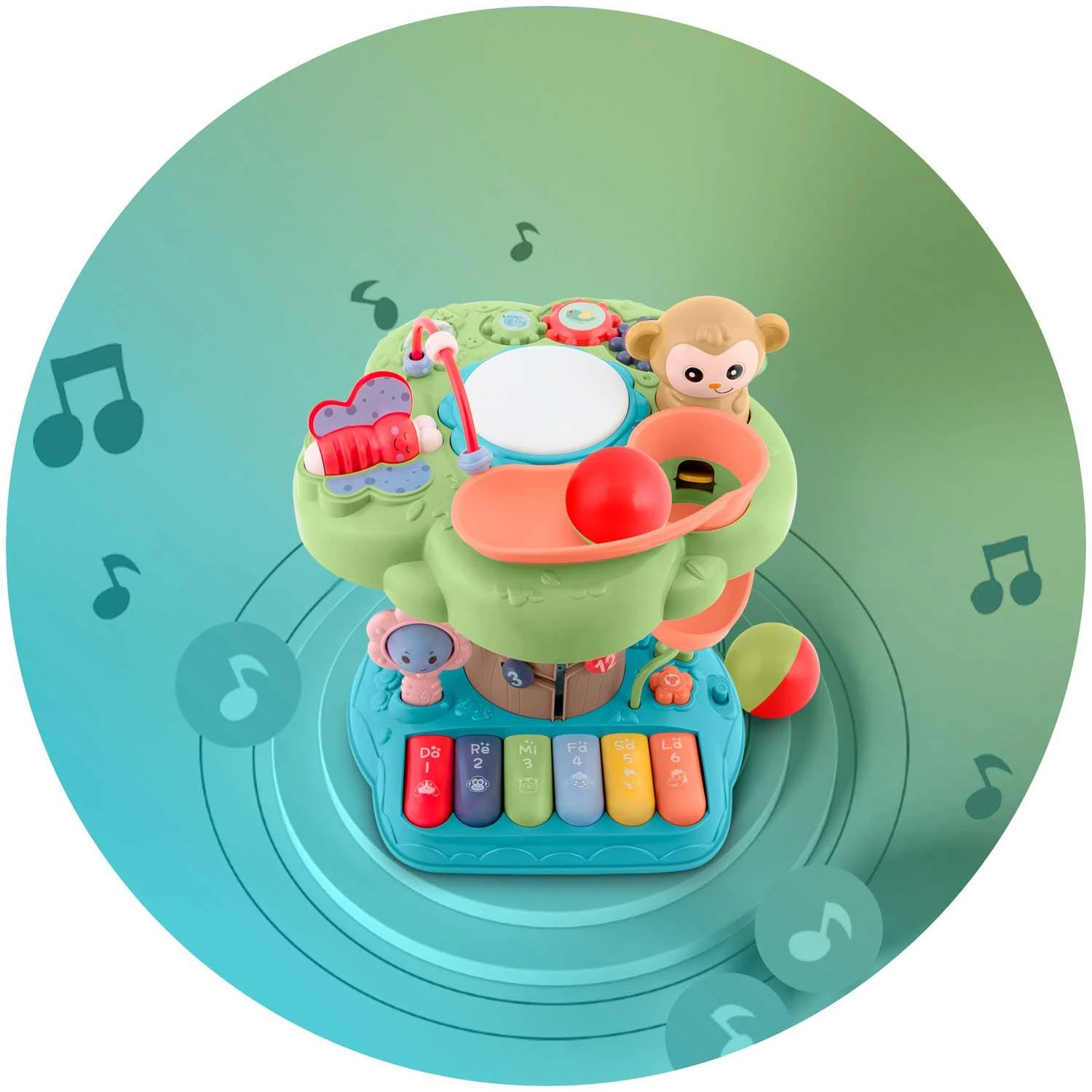 Lavinamasis muzikinis žaislas Medis, Ricokids 781600