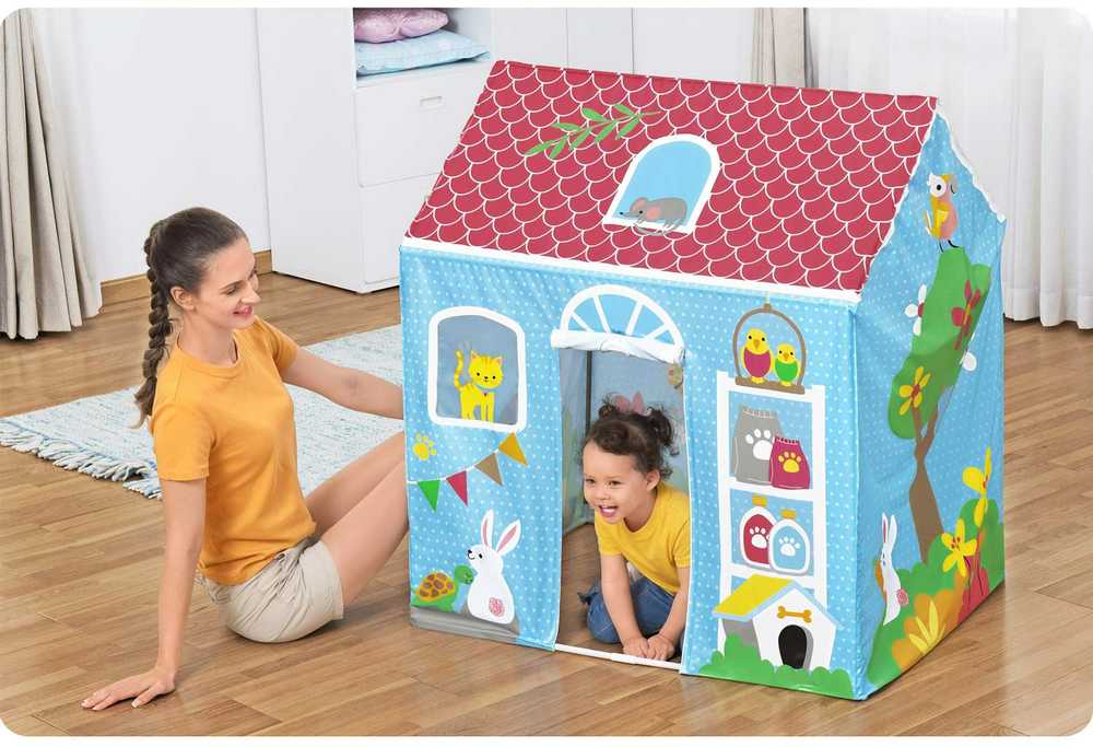 Intex Palapinės tipo namelis su langais 114 x 102 x 76 cm Bestway 52007