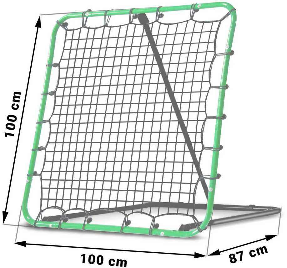 Neo-Sport 100 x 100 cm treniruočių rebounderio vartai