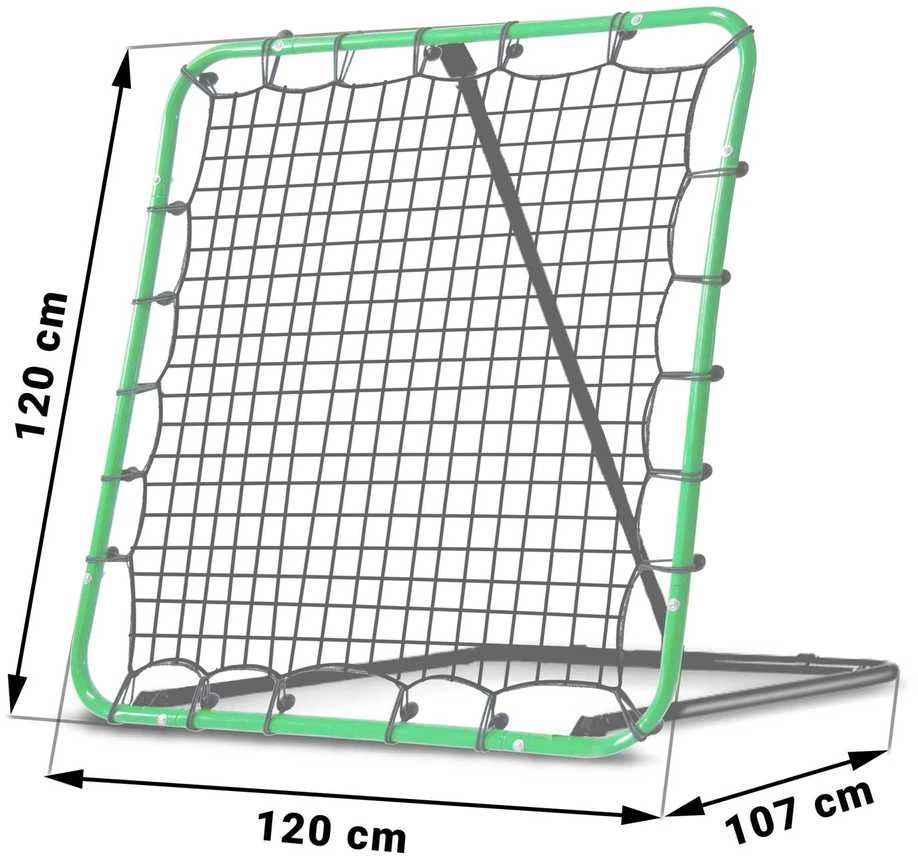 Neo-Sport rebounder treniruočių vartai 120 x 120 cm