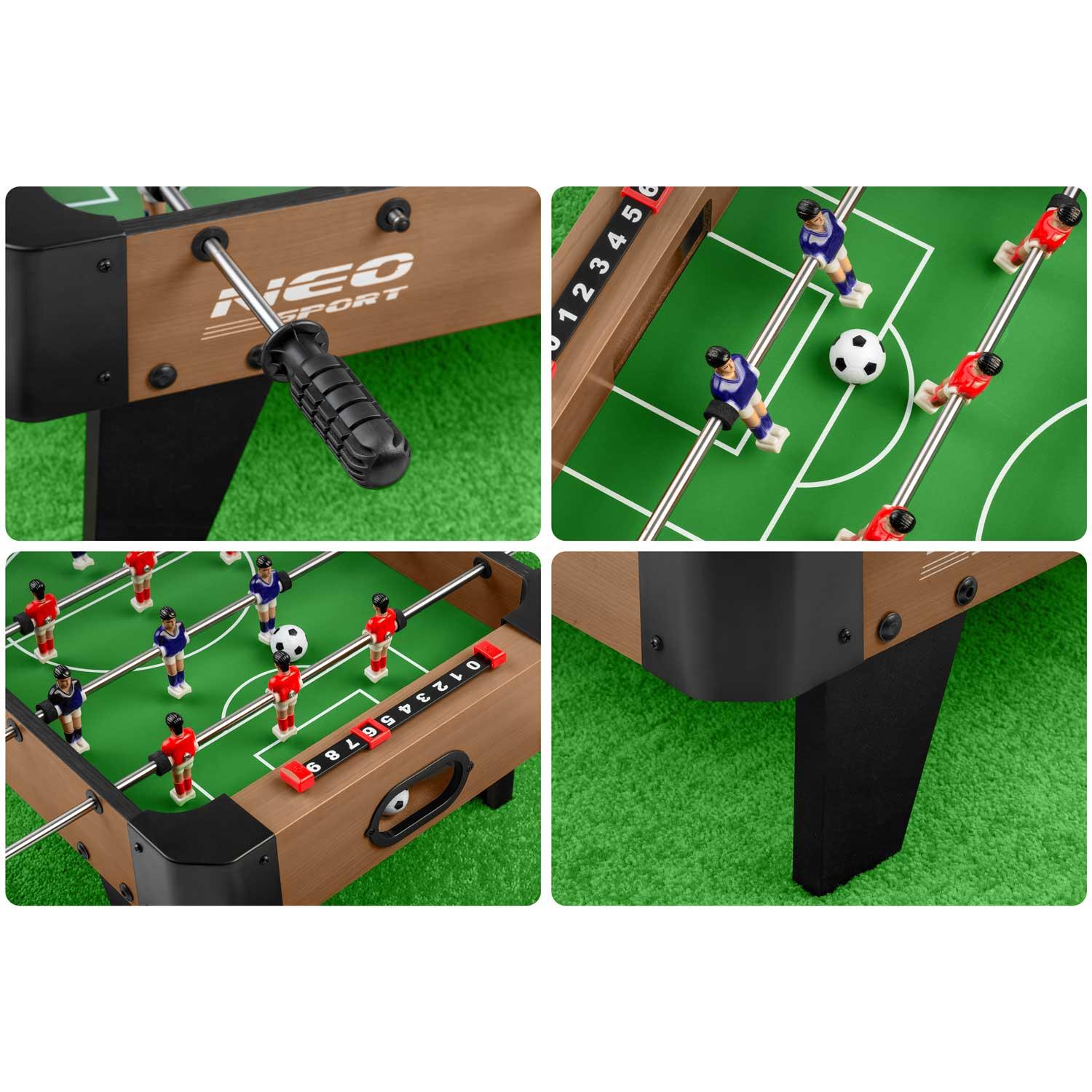 Neo-Sport NS-437 futbolo stalas, 18 žaidėjų