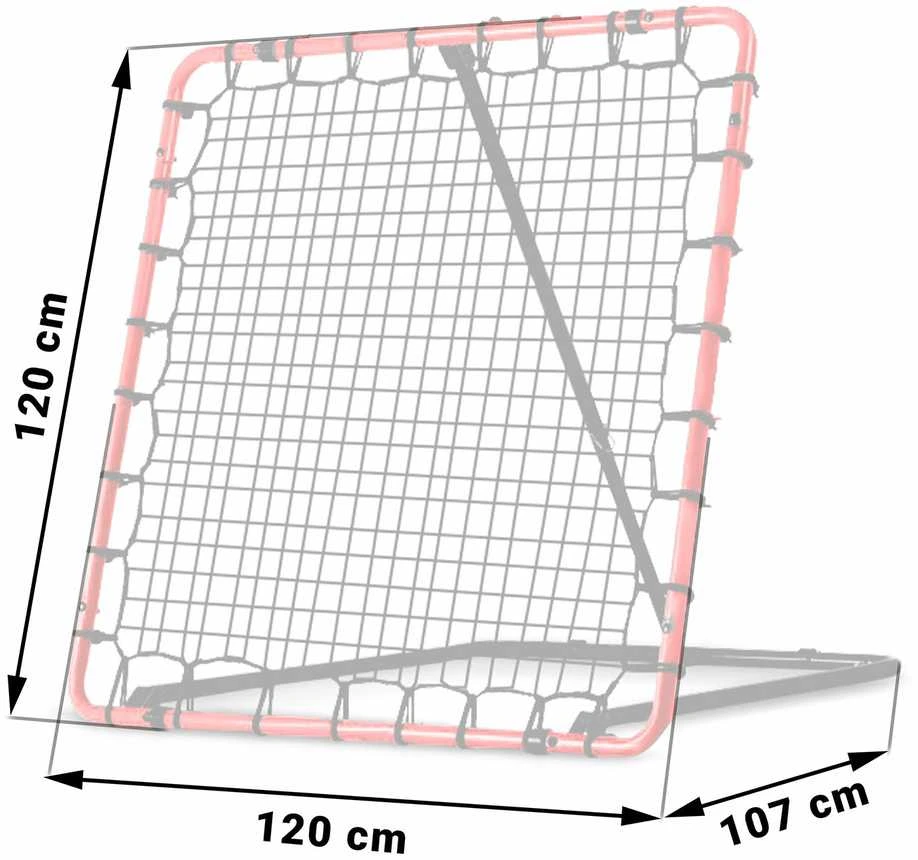 Neo-Sport NS-491 treniruočių vartai rebounder 120 x 120 cm