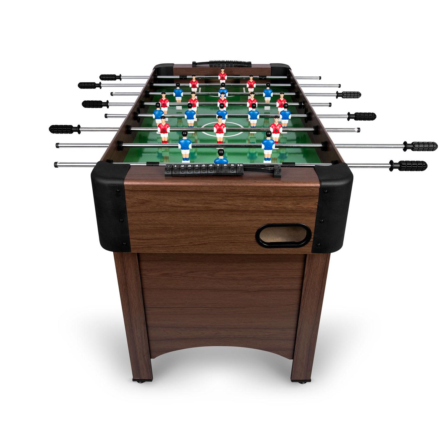 Neo-Sport stalo futbolo stalas 118 x 61 x 79 cm NS-804, tamsiai rudas