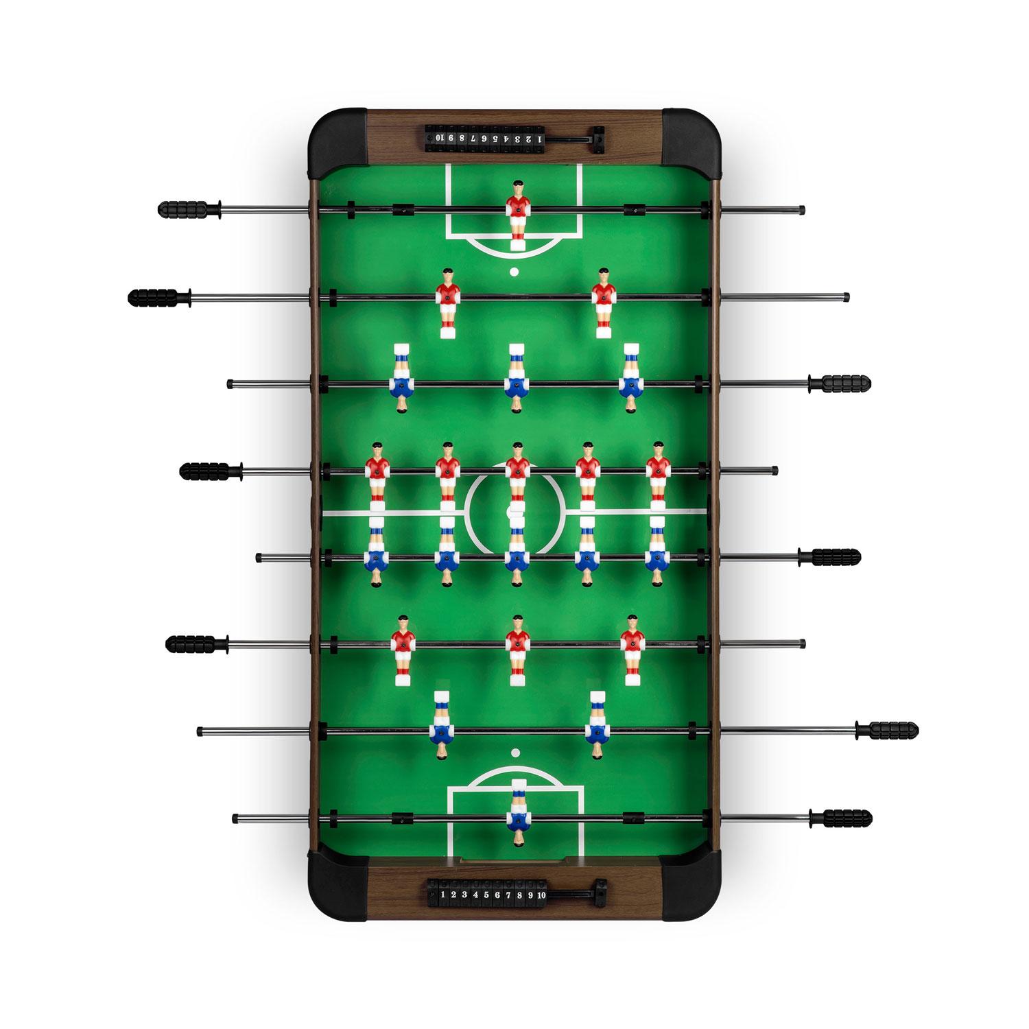 Neo-Sport stalo futbolo stalas 118 x 61 x 79 cm NS-804, tamsiai rudas