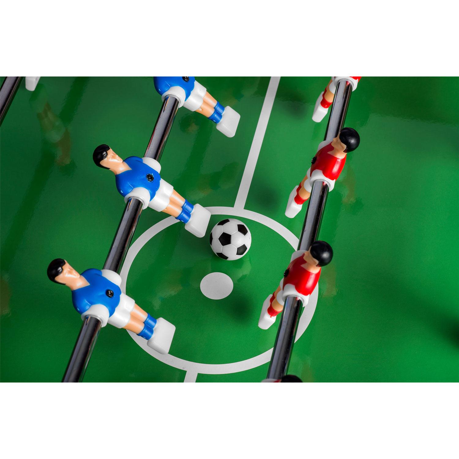 Neo-Sport stalo futbolo stalas 118 x 61 x 79 cm NS-804, tamsiai rudas
