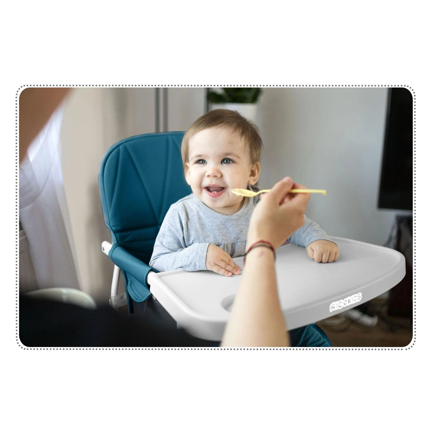Ricokids Maitinimo kėdutė Nuco, mėlyna