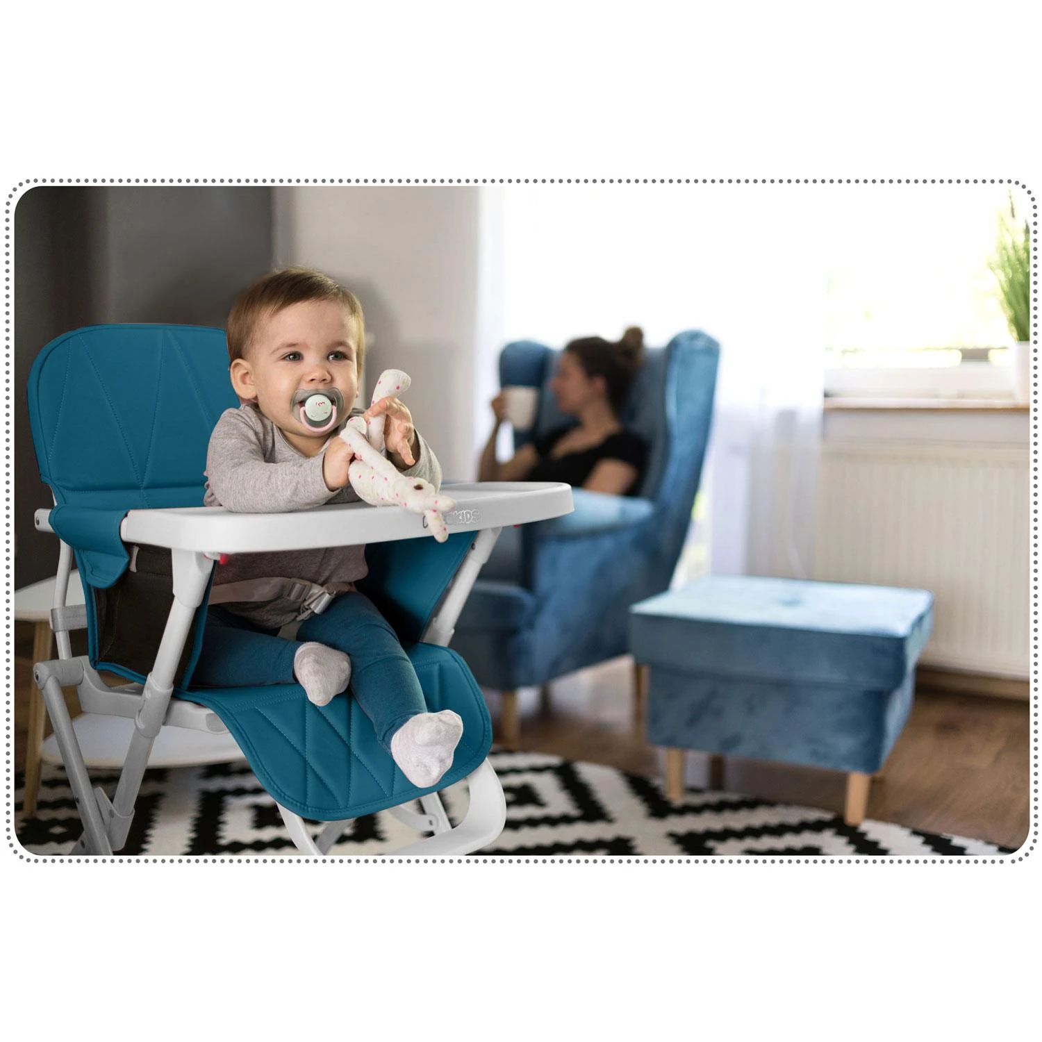 Ricokids Maitinimo kėdutė Nuco, mėlyna