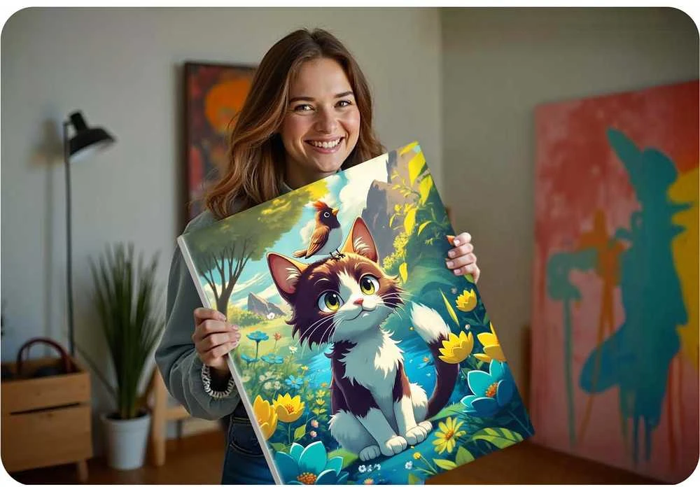 Paveikslas tapymui pagal skaičius 40x50 cm „Massido“ katinas