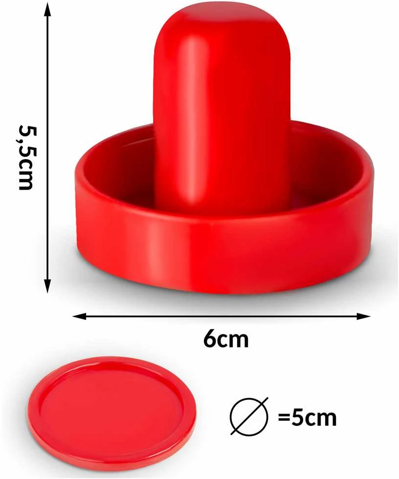 Apsauginiai atmušėjai ir diskai Air Hockey Neo-Sport stalo žaidimui