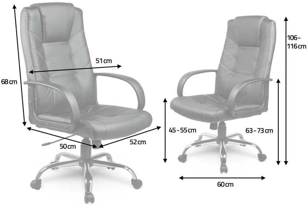 Sofotel Odinė biuro kėdė, ergonomiška pasukama kėdė, ruda vadovo kėdė, patogi kompiuterio kėdė, reguliuojamo aukščio biuro kėdė