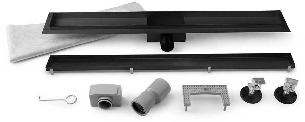 Linijinis trapas 70 cm 2in1 PLYTELĖS Berdsen