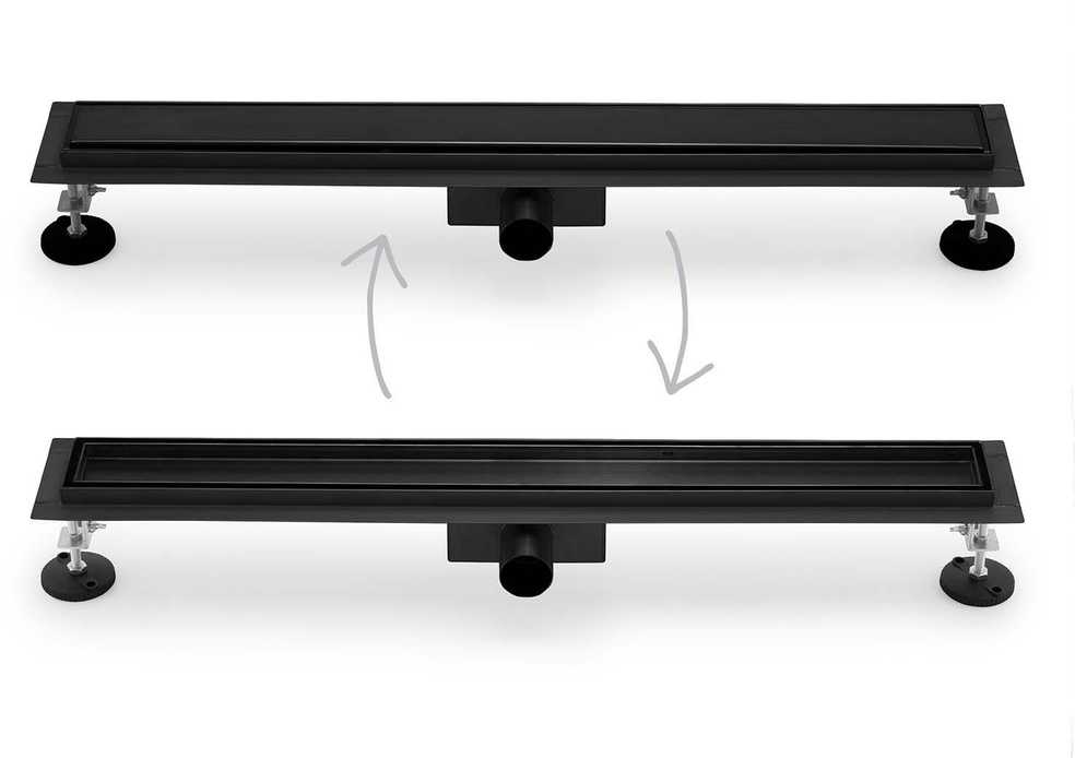 Linijinis trapas 80 cm 2in1 PLYTELĖS Berdsen