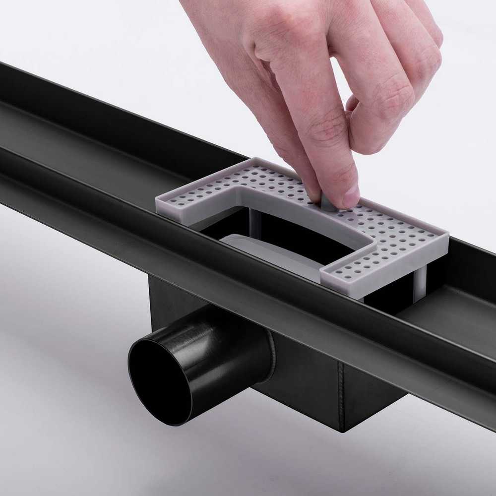 Linijinis trapas 80 cm 2in1 PLYTELĖS Berdsen