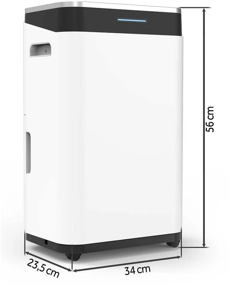 Kompresorinis oro sausintuvas Berdsen BD-533 25 l/24 h su higrostatu, baltos spalvos