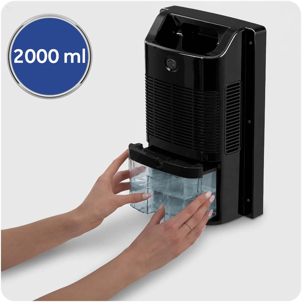 Automatinis oro sausintuvas Berdsen BD-861 700 ml/parą su higrostatu ir pulteliu, juodas