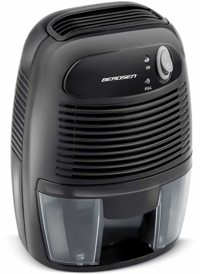 Berdsen BR-68B juodas oro sausintuvas su automobilio adapteriu