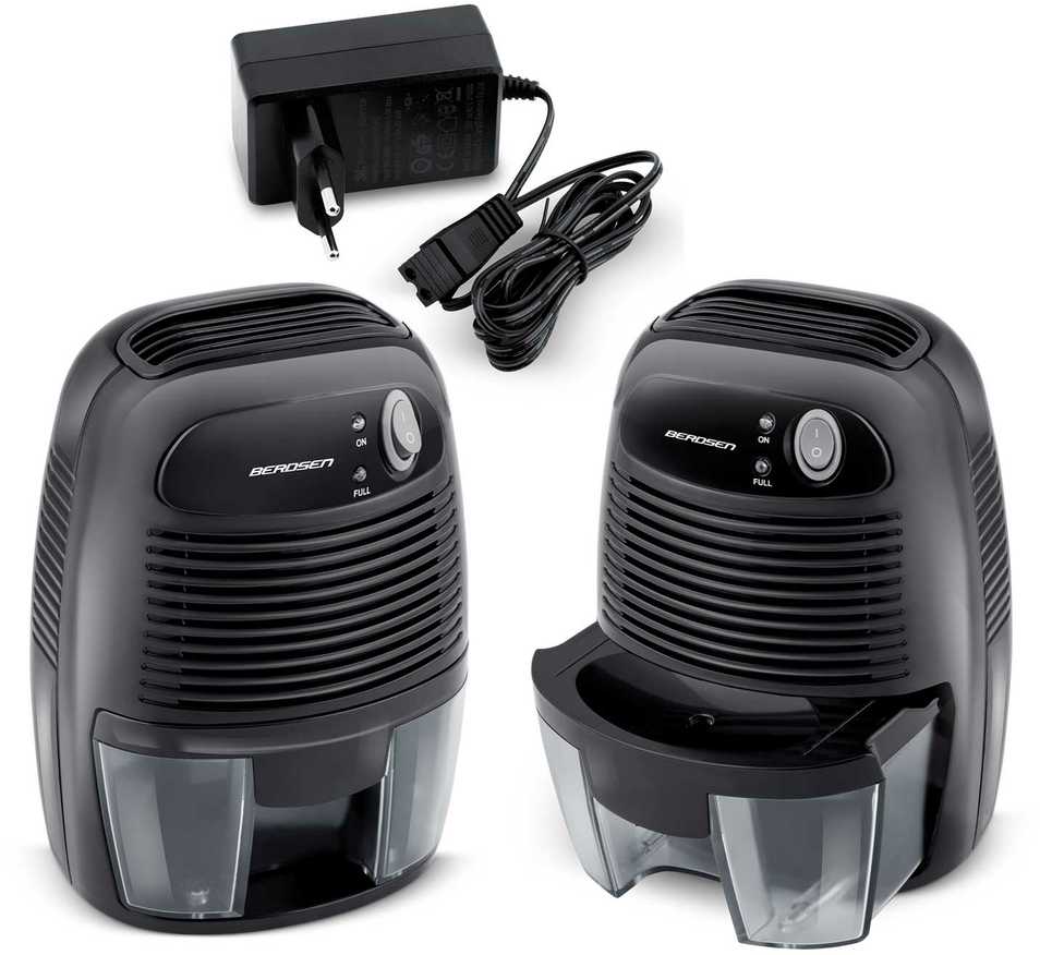 Berdsen BR-68B juodas oro sausintuvas su automobilio adapteriu