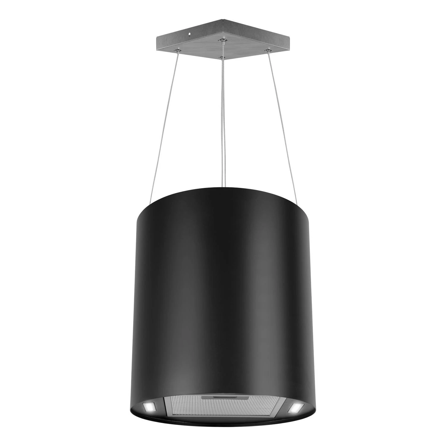 Pakabinamas šviestuvas Berdsen Nerūdijančio plieno virtuvės gartraukis, 35cm skersmuo, galingas ištraukimo ventiliatorius, nuotolinis valdymas, LED apšvietimas
