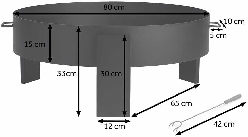 Sodo palenksnis 80 cm Berdsen BD-883