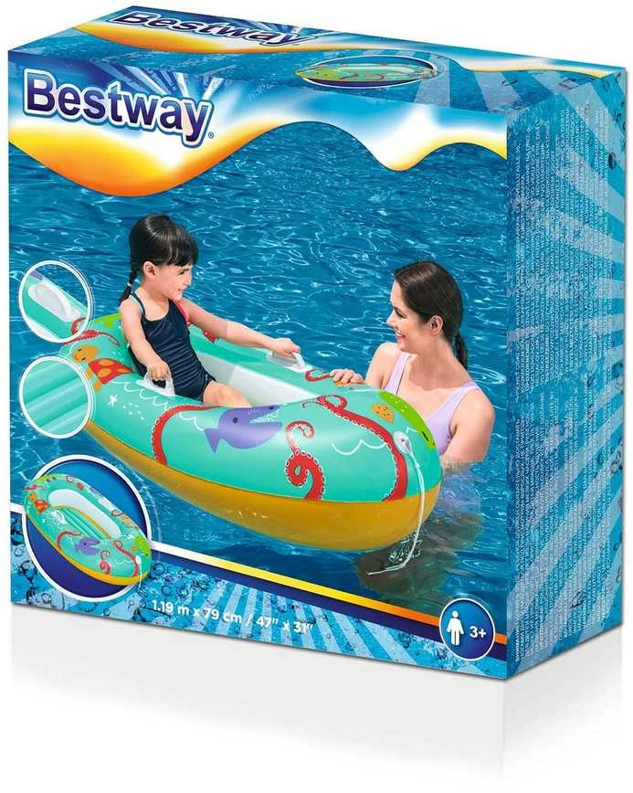 BESTWAY valtis Happy Crustacean Junior 1,19m x 79cm., assorti, 34009