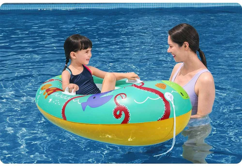 BESTWAY valtis Happy Crustacean Junior 1,19m x 79cm., assorti, 34009