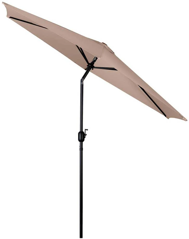Sulankstomas sodo skėtis, 6 dalių, 300 cm, su uždanga, „Plonos PL-884“