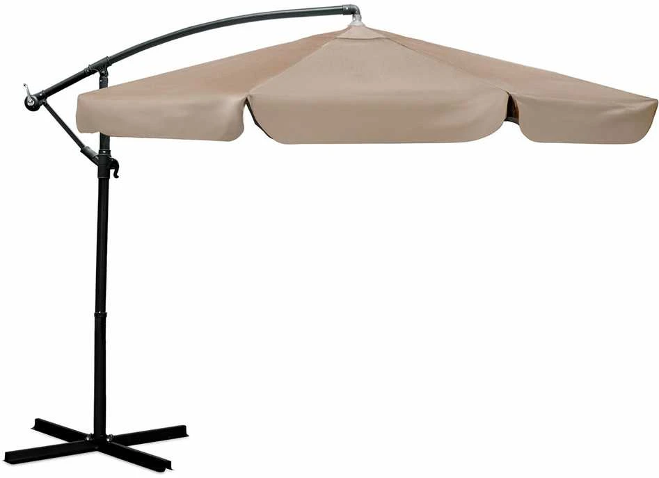 Sulankstomas 8 segmentų 350 cm sodinis skėtis su dėklu Plonos PL-881