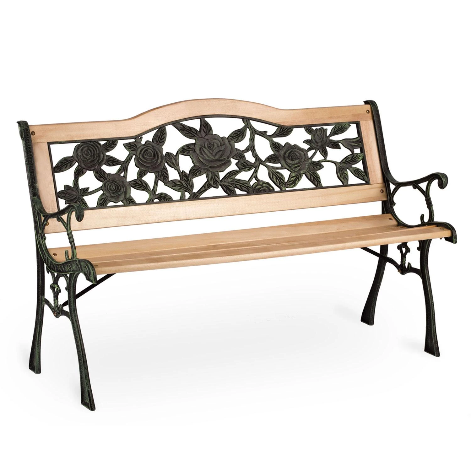 Parko suoliukas su atlošu 123,5 x 74 x 48 cm Sofotel Gardi Rose