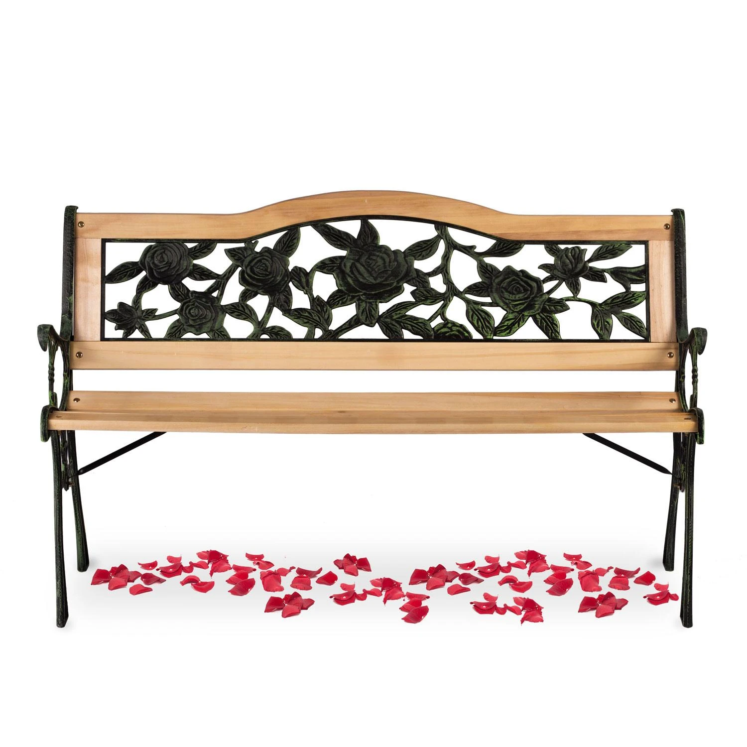 Parko suoliukas su atlošu 123,5 x 74 x 48 cm Sofotel Gardi Rose