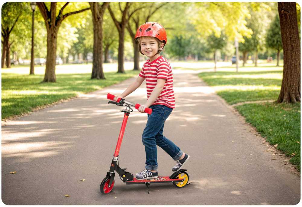 „Ricokids“ ugniagesių departamento „Kodi“ paspirtukas