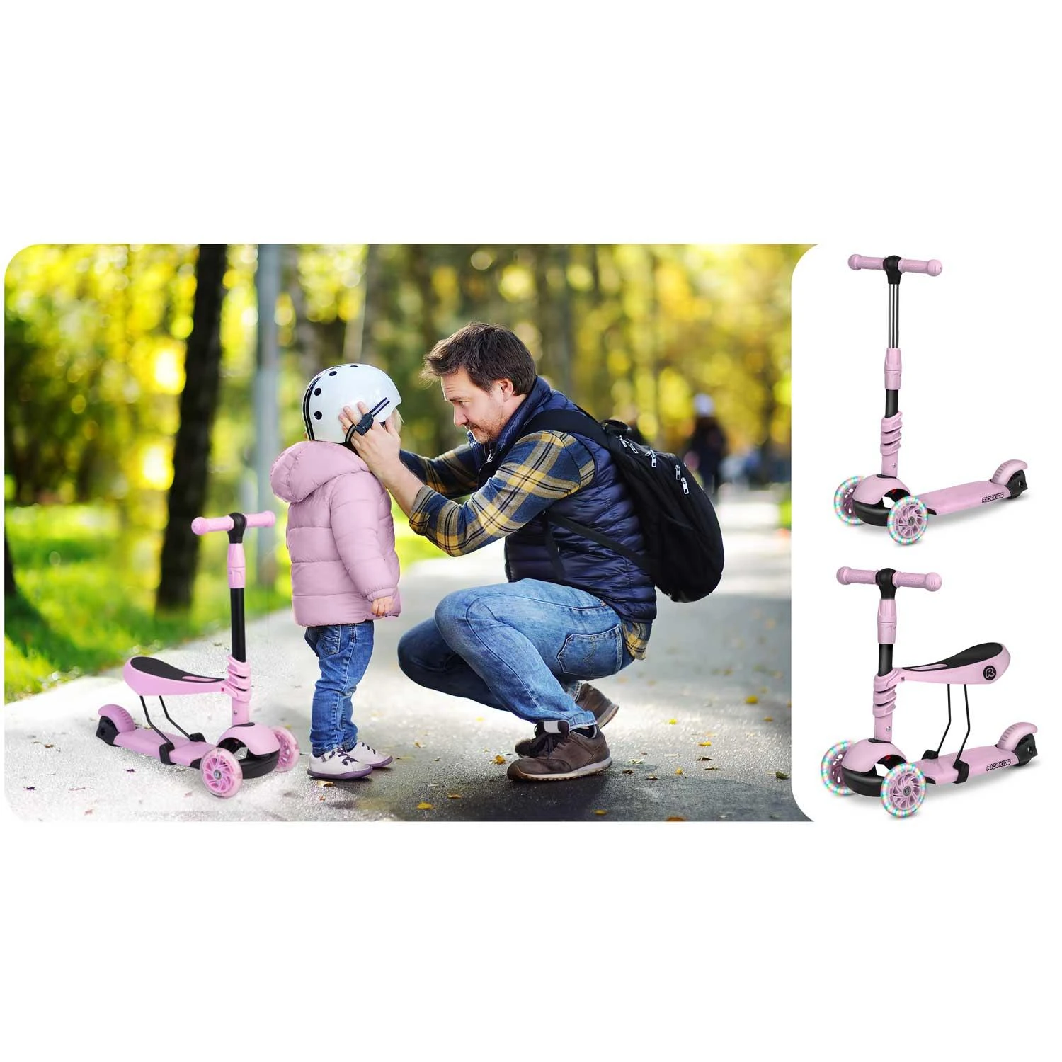 Triratis paspirtukas Ricokids Cubi