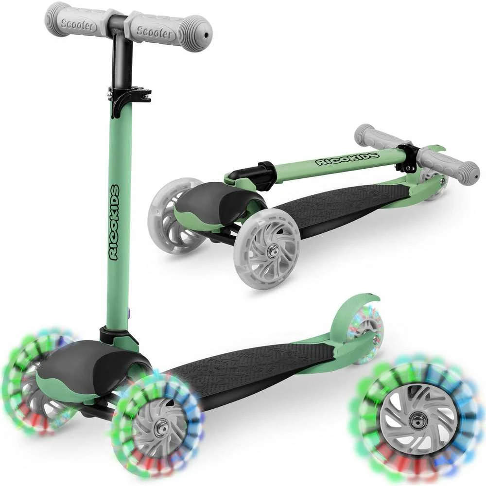 „Ricokids Loco“ triratis paspirtukas – žalias